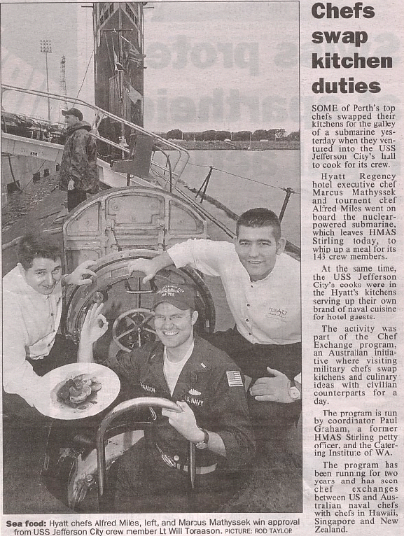 Article featured in WA's daily newspaper the West Australian, dated Wednesday 19th June 2002.