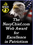  NavyChief.com Web Award
For Excellence in Patriotism
